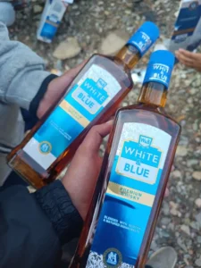 White and Blue Whisky Price